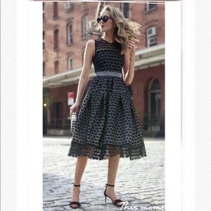 Maje black ring dress